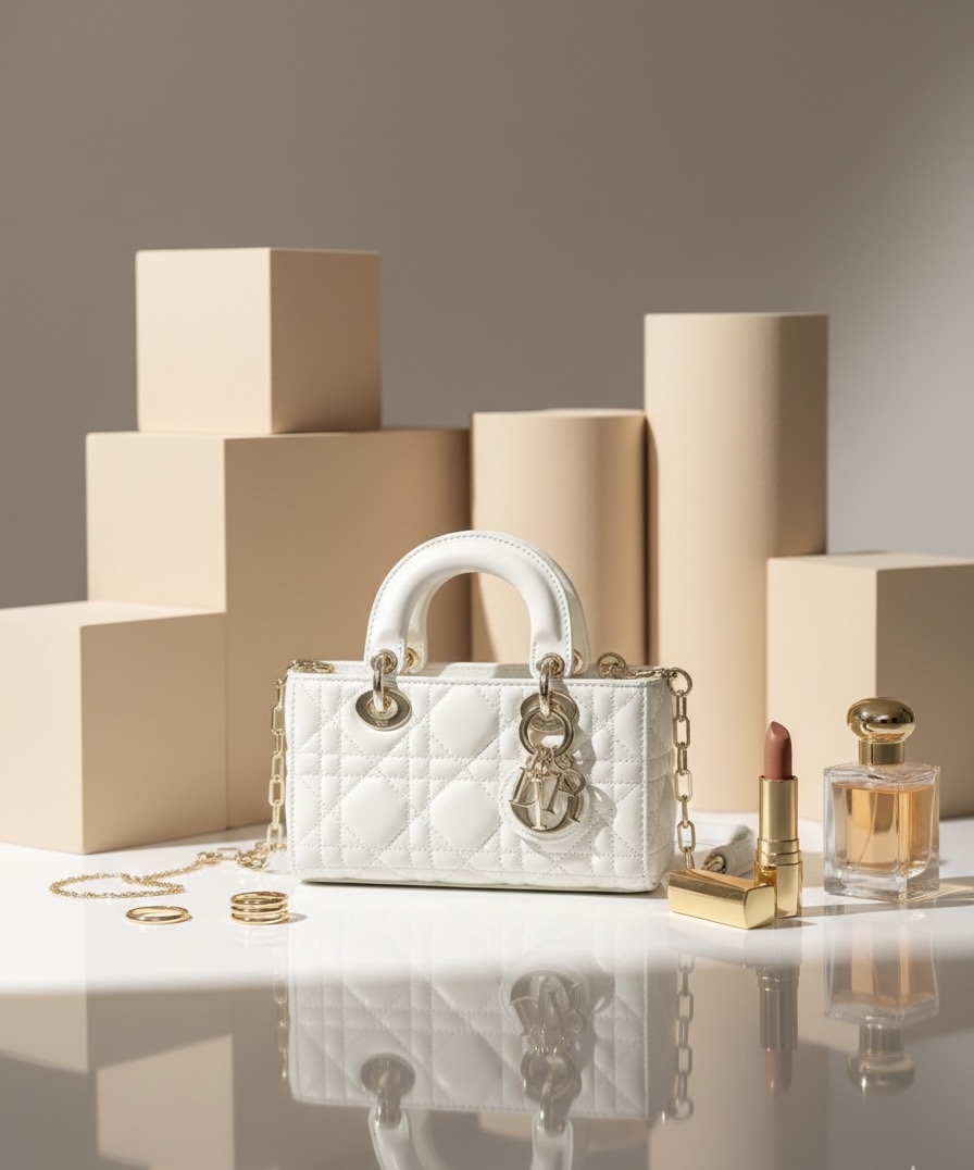 ليدي ديور ميديوم اللون الابيض