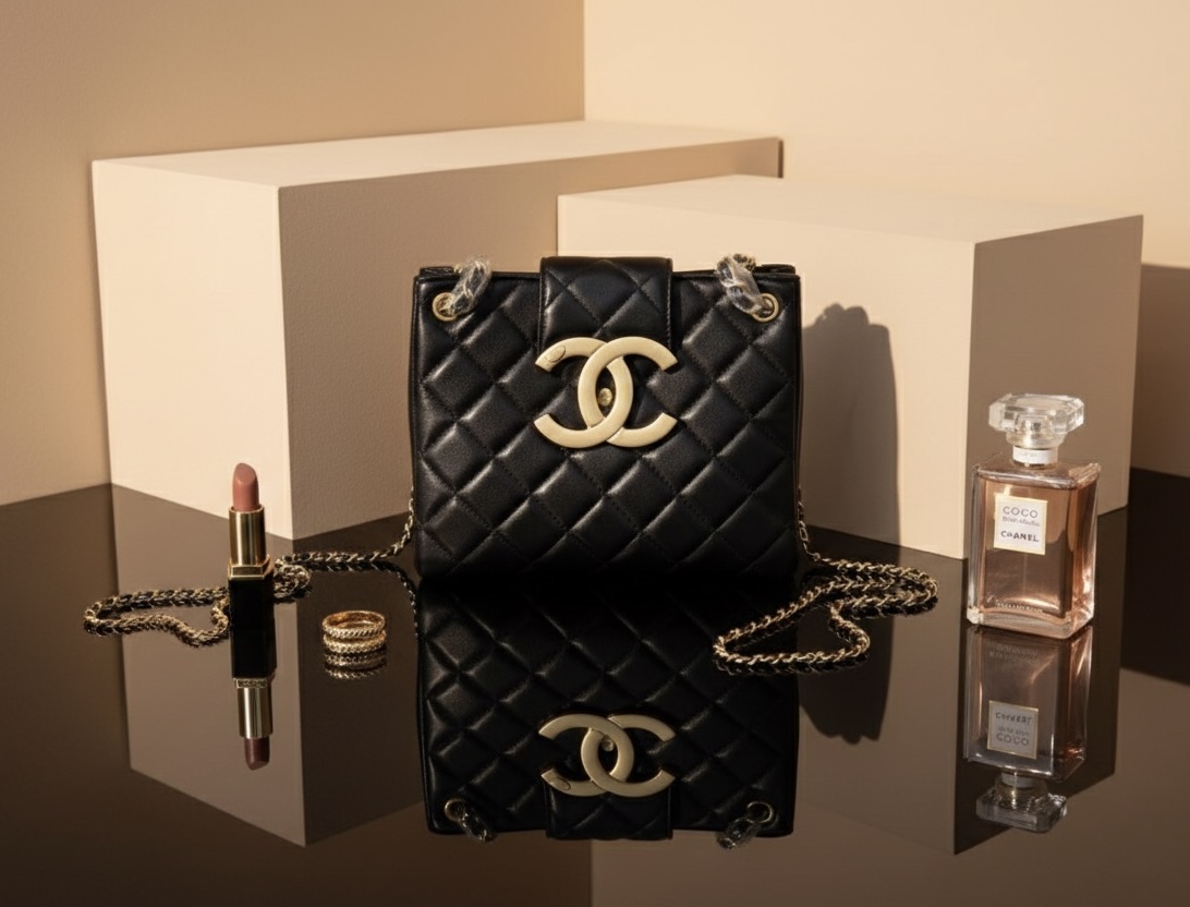 شانيل 24C (كروز 2024) Chanel 24C Quilted XL CC Crossbody Black Calfskin